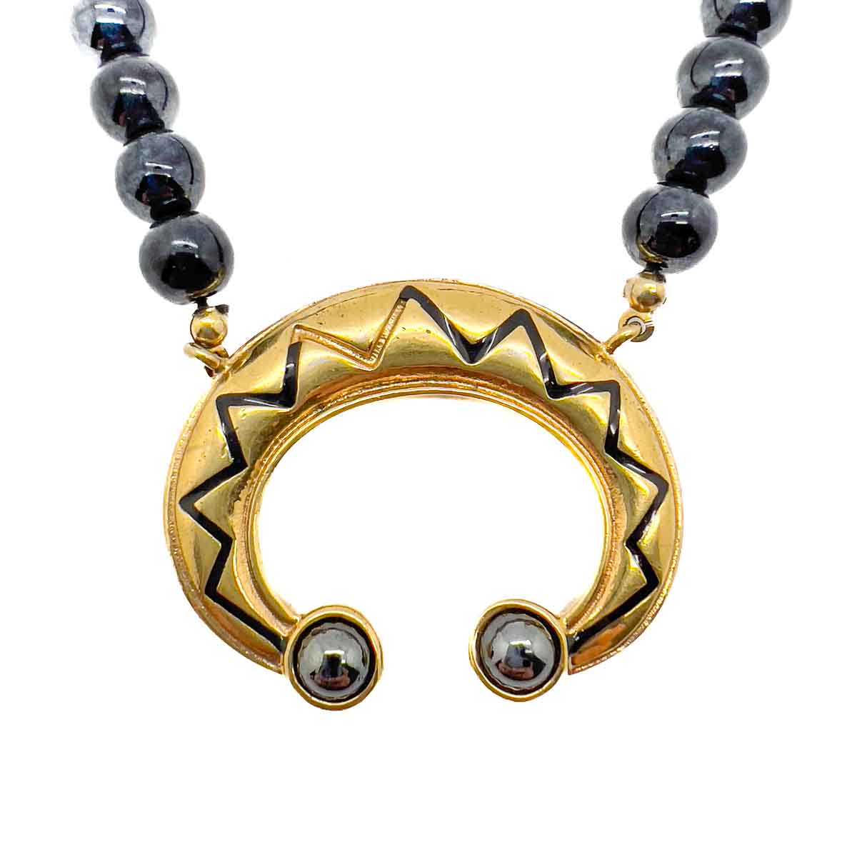 Jennifer Gibson Jewellery 1779 (4) Vintage Lanvin Crescent Necklace