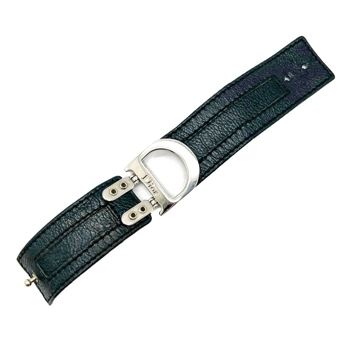 Jennifer Gibson Jewellery 1780 (3) Vintage Dior Leather Cuff