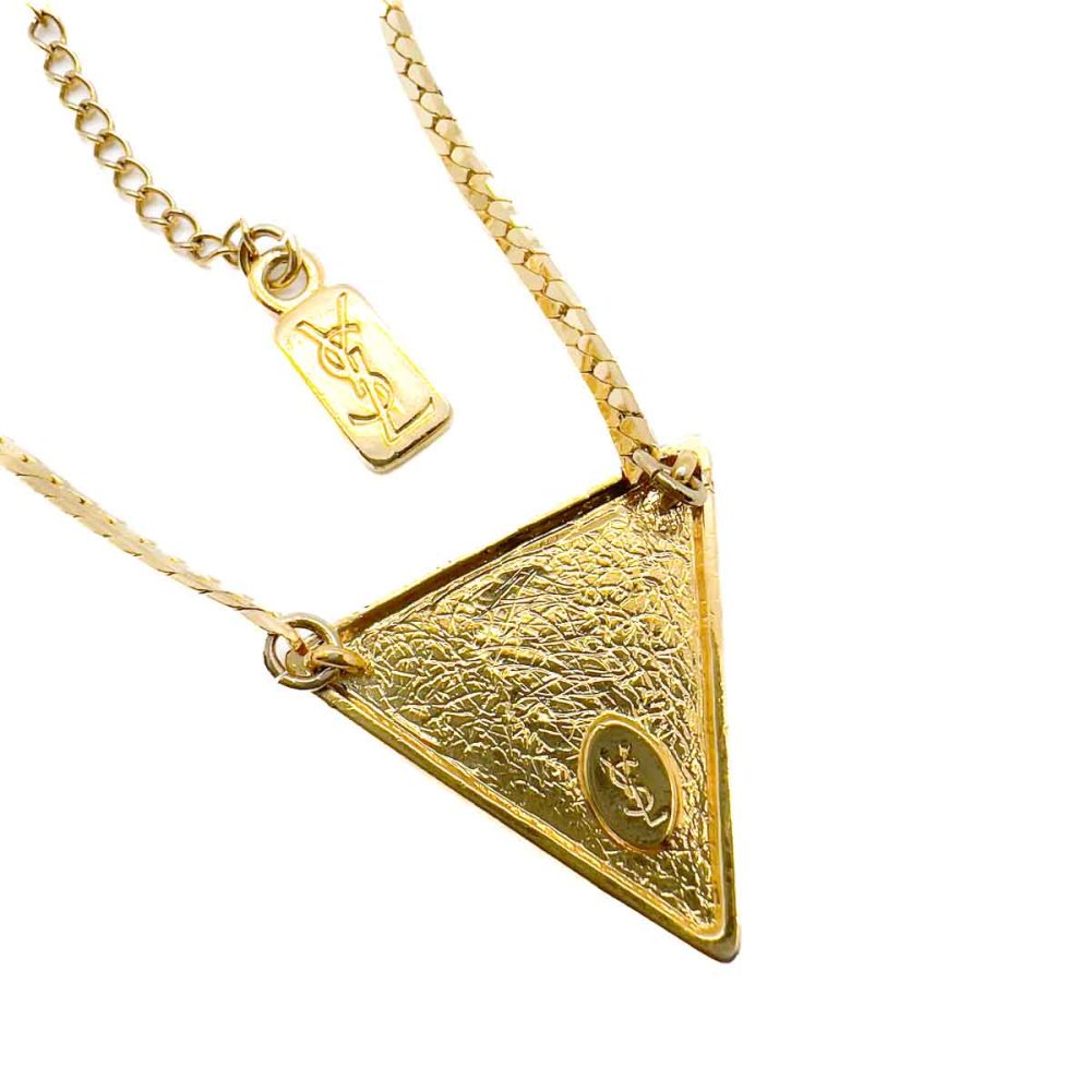 Vintage YSL Geo Necklace