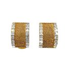 Jennifer Gibson Jewellery 1784 (2) Vintage Balenciaga Crystal Mesh Earrings