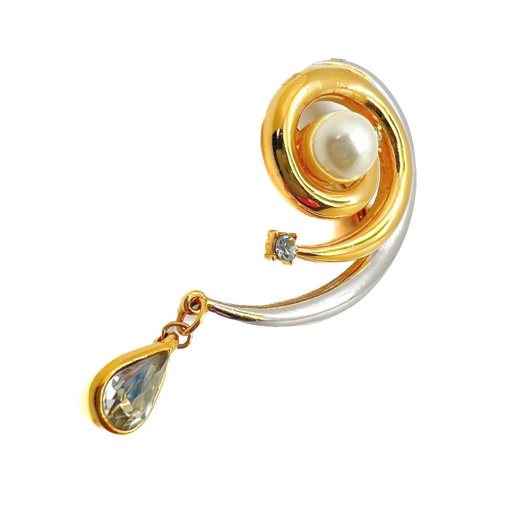 Vintage Balmain Swirl Brooch