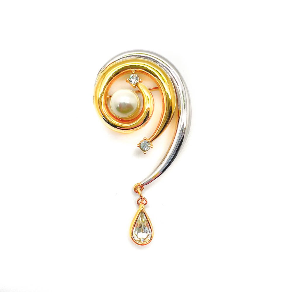 Vintage Balmain Swirl Brooch
