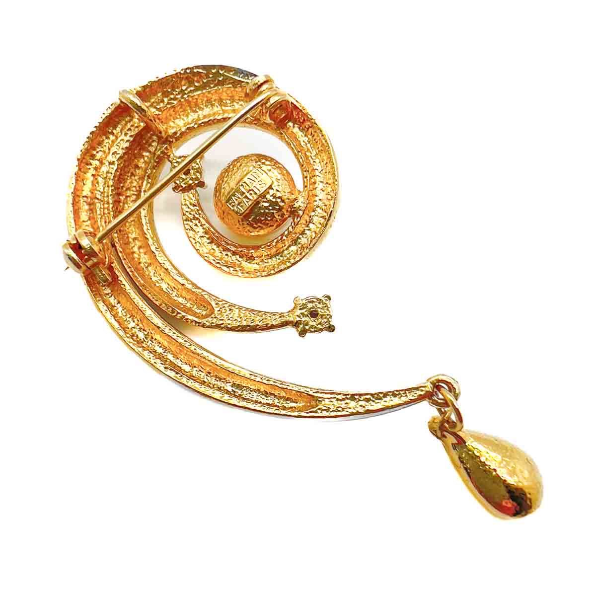 Jennifer Gibson Jewellery 1785 (6) Vintage Balmain Swirl Brooch