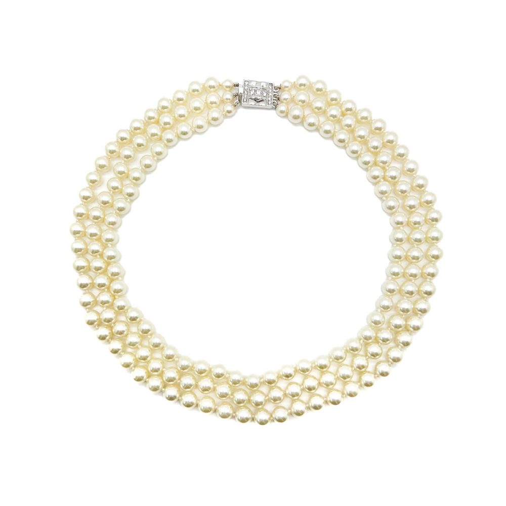 Vintage Camrose & Cross Jackie Kennedy Pearl Necklace