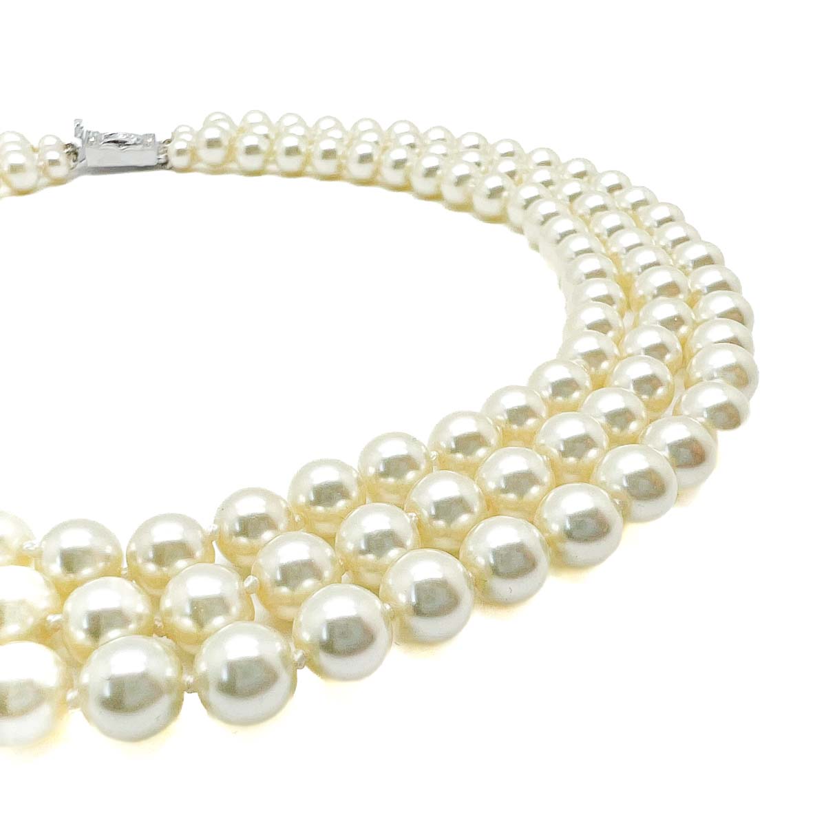 Jennifer Gibson Jewellery 1806 (6) Vintage Camrose & Cross Jackie Kennedy Pearl Necklace