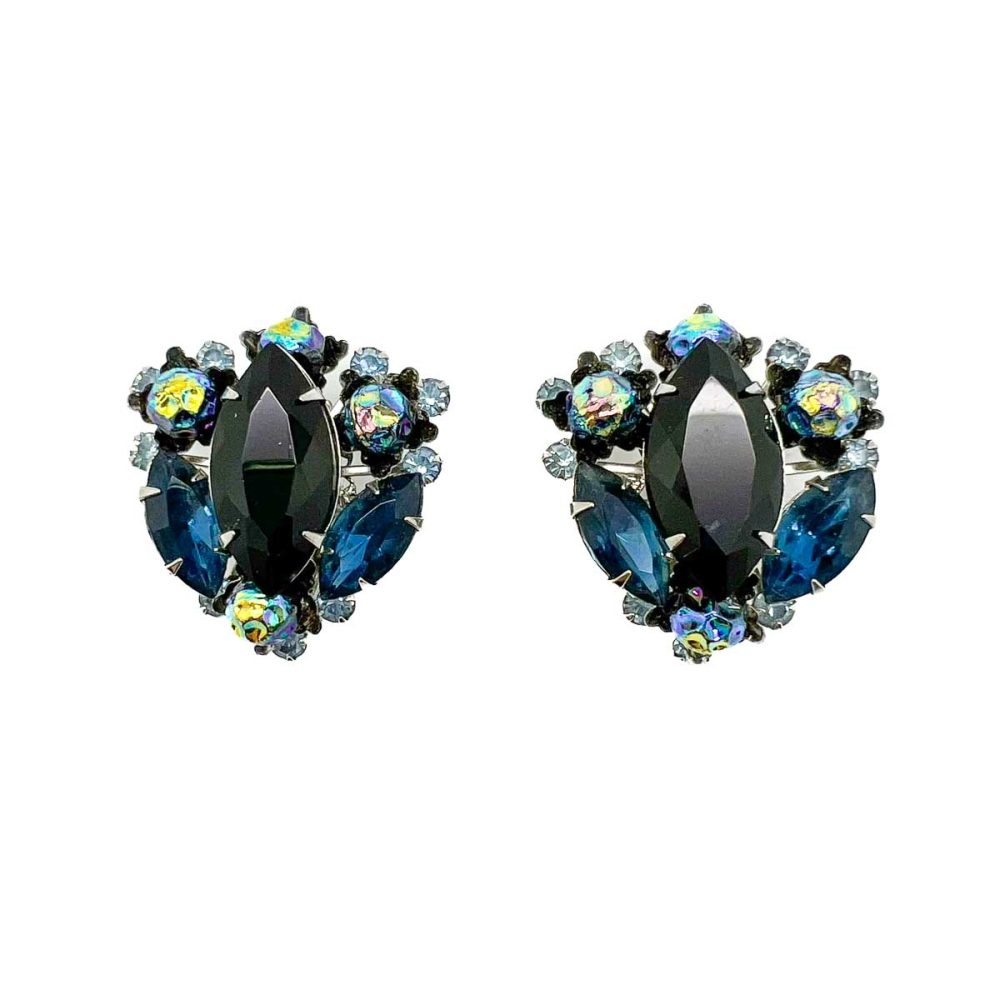 Vintage Judy Lea Navette Earrings