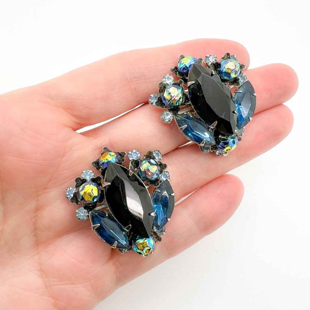 Vintage Judy Lea Navette Earrings