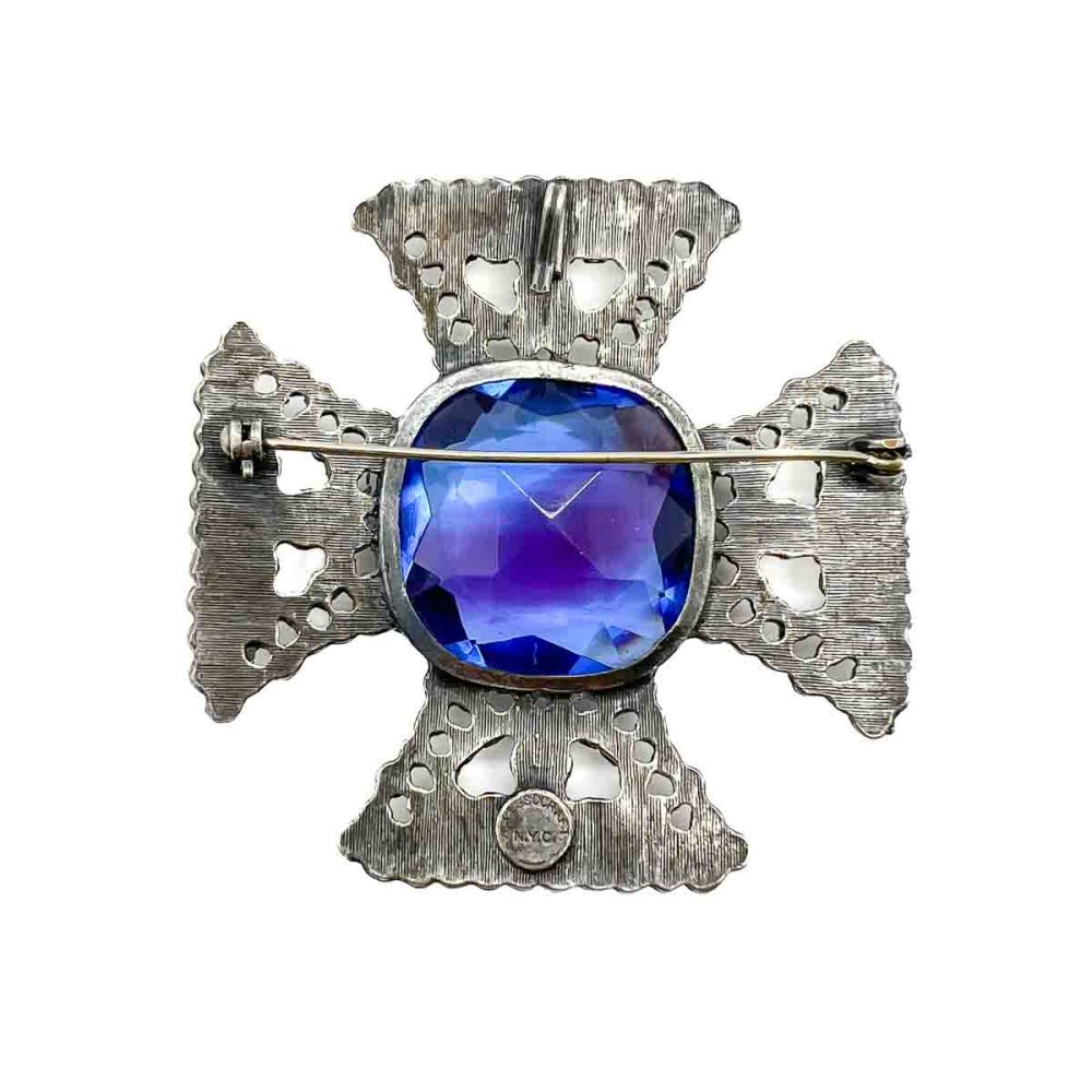 Vintage Accessocraft NYC Cruciform Brooch