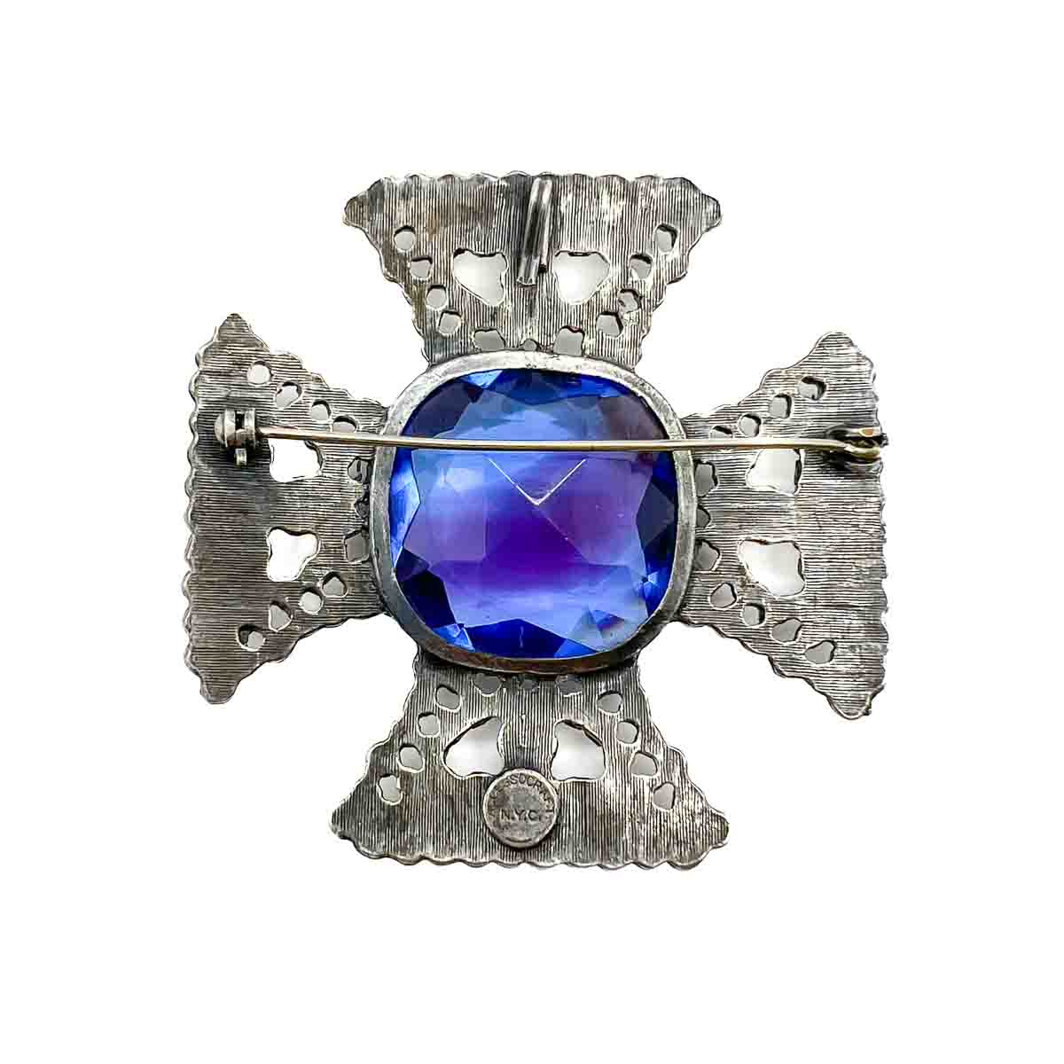 Jennifer Gibson Jewellery 1840 (1) Vintage Accessocraft NYC Cruciform Brooch