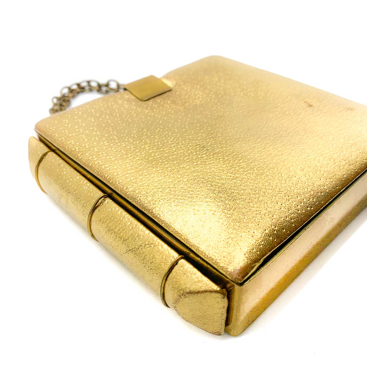Jennifer Gibson Jewellery 1843 (5) Vintage Art Deco Gold Bookend Minaudiere