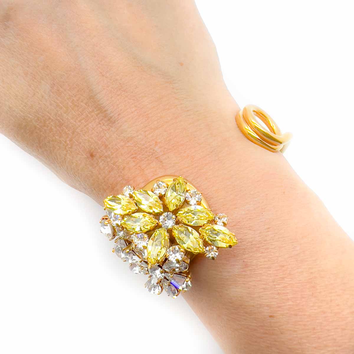 Jennifer Gibson Jewellery 1790 (6) Vintage Burberry Crystal Cuff
