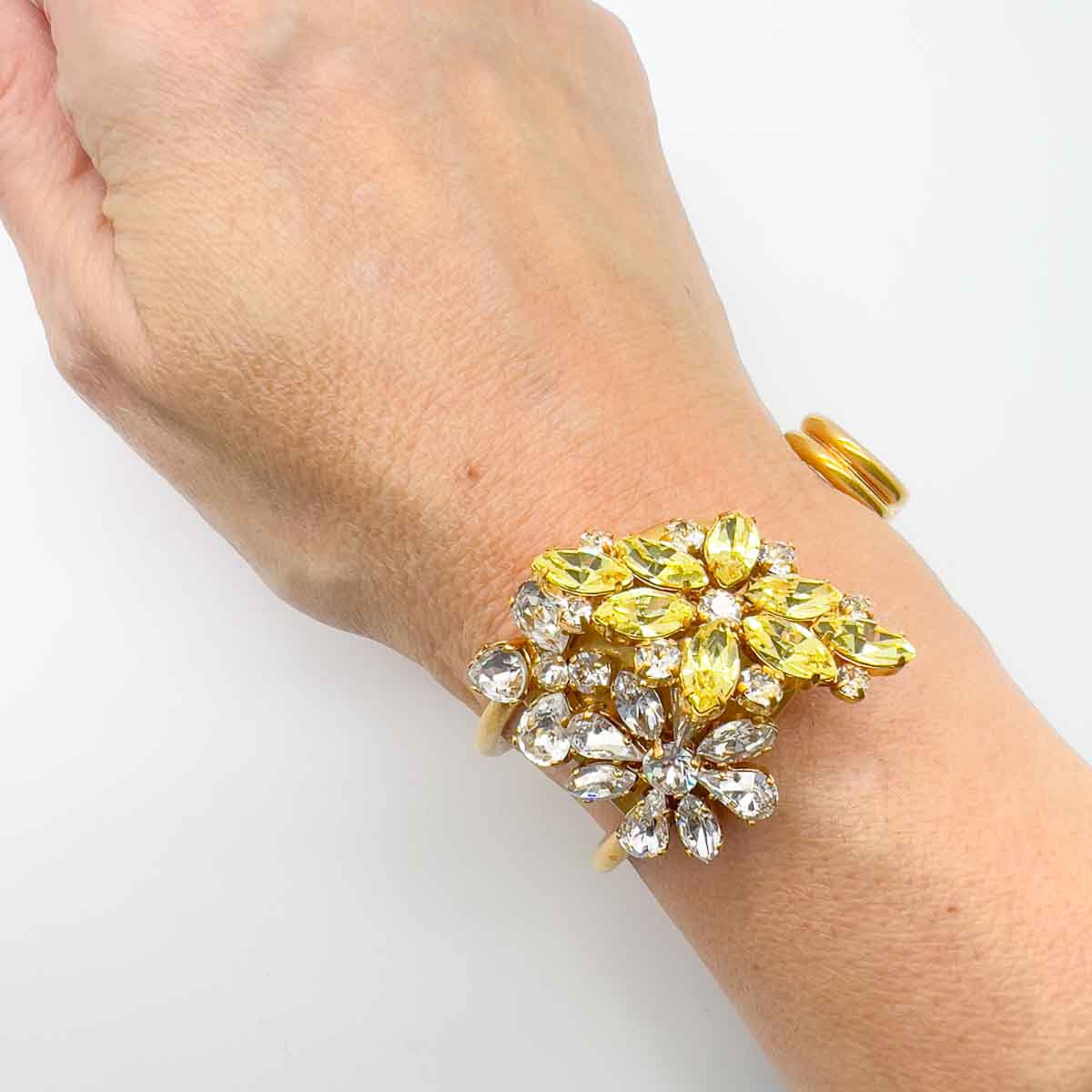 Jennifer Gibson Jewellery 1790 (7) Vintage Burberry Crystal Cuff