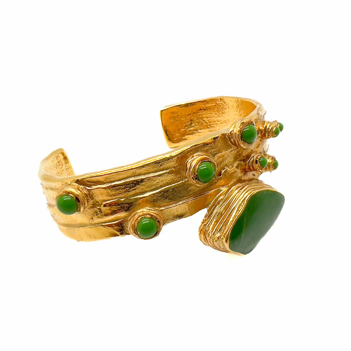Jennifer Gibson Jewellery 1791 (1) Vintage YSL Arty Cuff