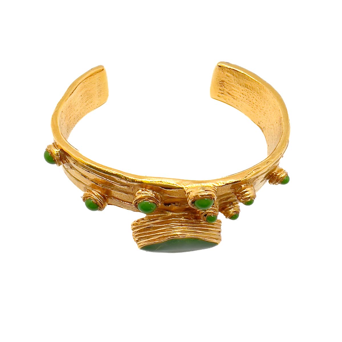 Jennifer Gibson Jewellery 1791 (3) Vintage YSL Arty Cuff