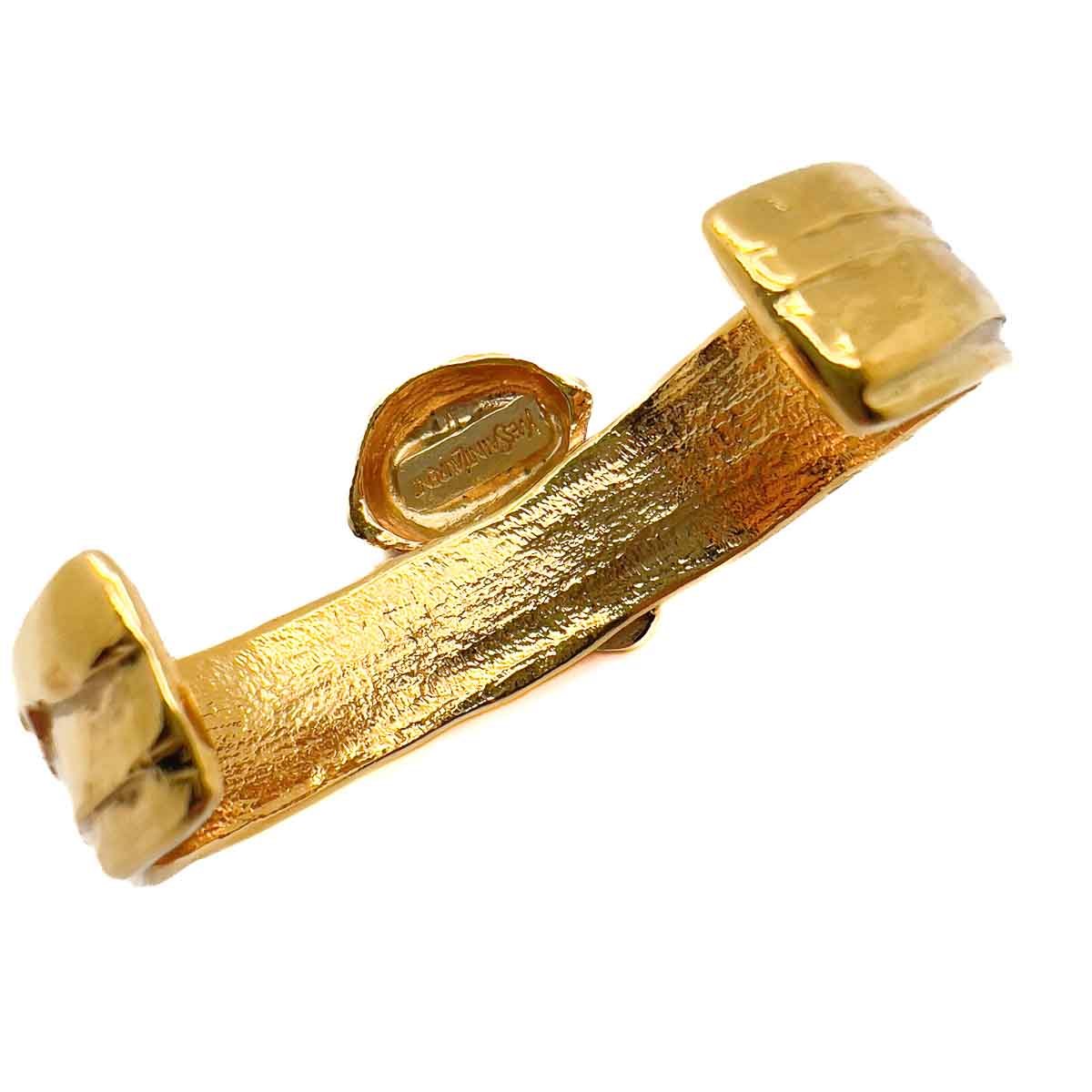 Jennifer Gibson Jewellery 1791 (5) Vintage YSL Arty Cuff