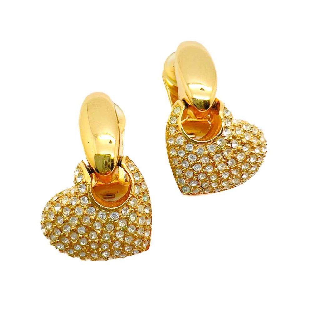 Vintage Grossé Heart Earrings