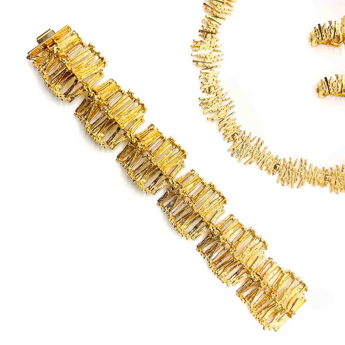 Jennifer Gibson Jewellery 1794 (4) Vintage Grossé Modernist Necklace Set