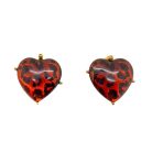 Jennifer Gibson Jewellery 1795 (1) Vintage YSL Heart Leopard Earrings