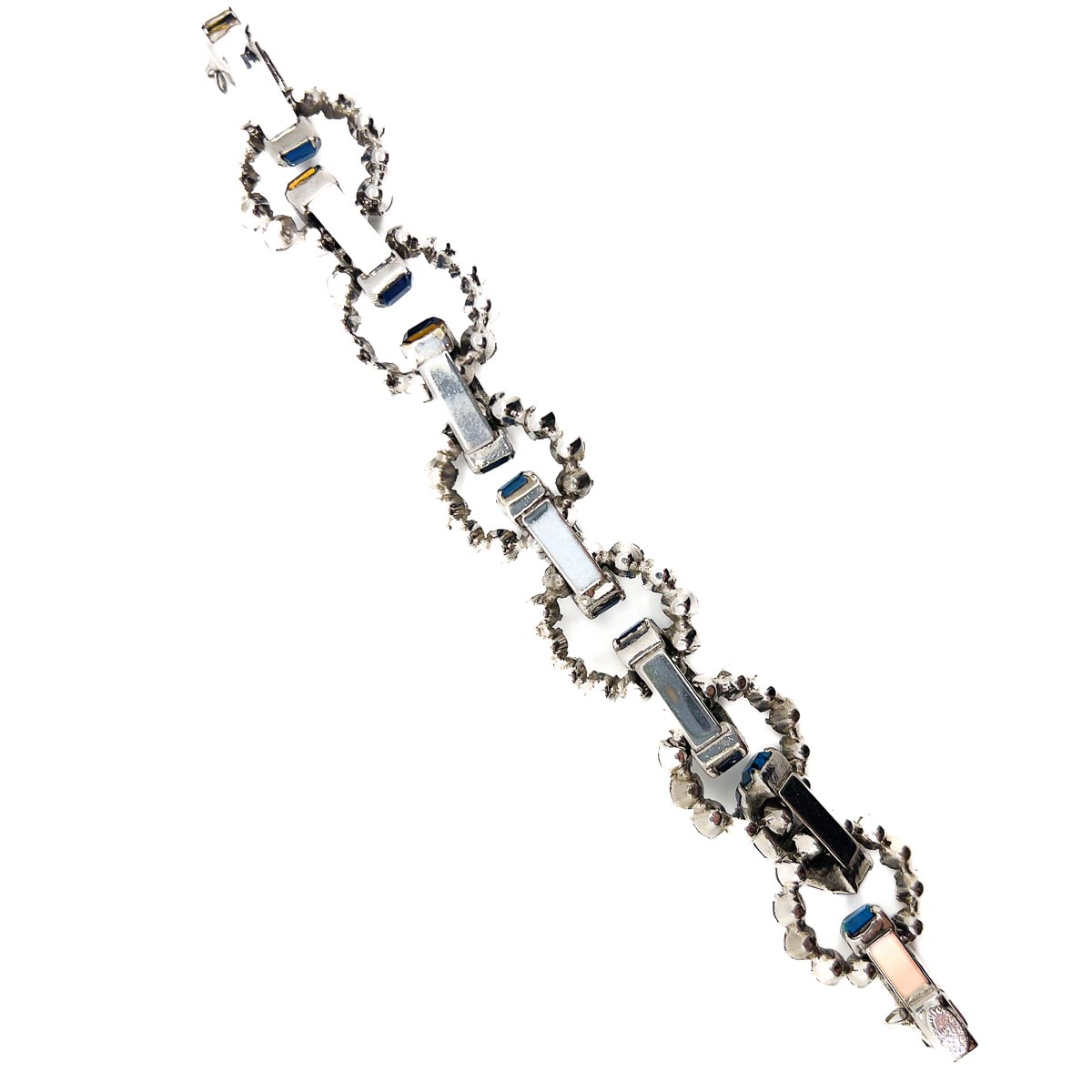 Jennifer Gibson Jewellery 1797 (1) Vintage Dior by Mitchel Maer Sapphire Bracelet