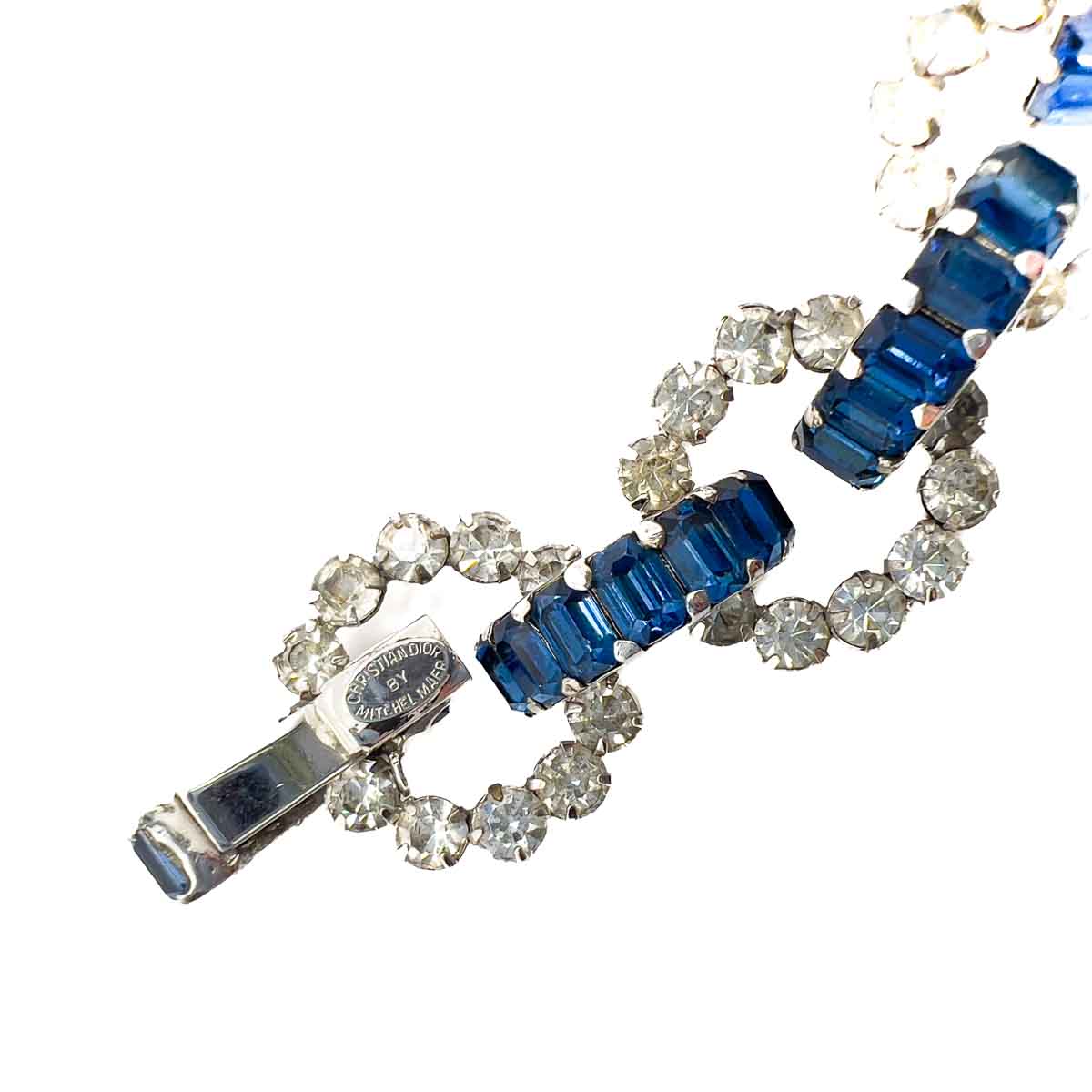 Jennifer Gibson Jewellery 1797 (3) Vintage Dior by Mitchel Maer Sapphire Bracelet