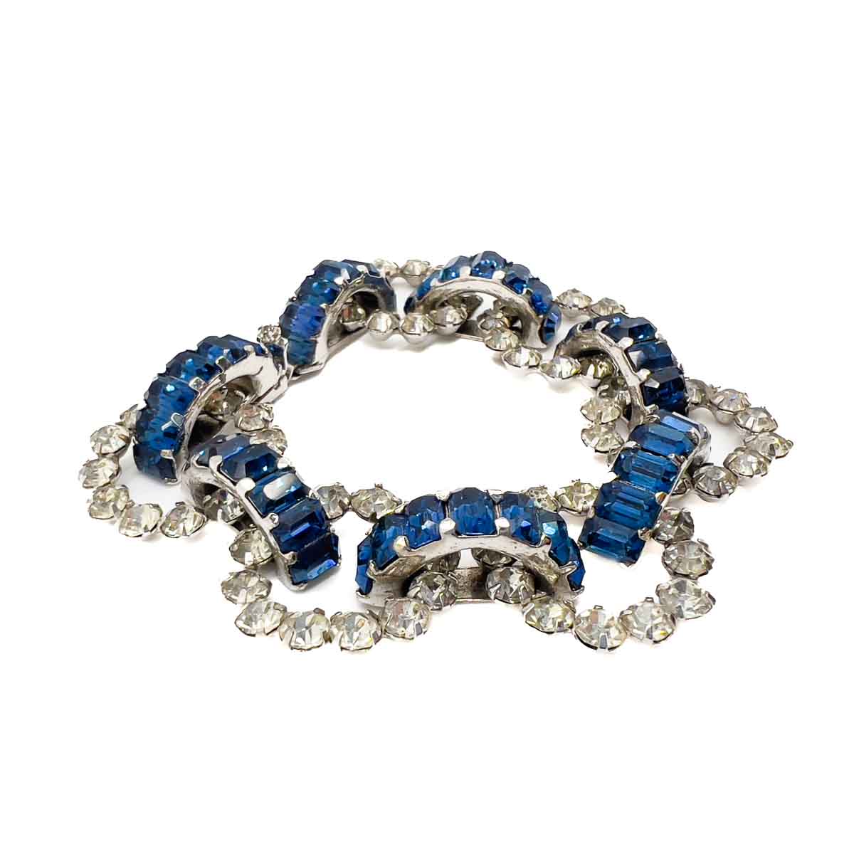 Jennifer Gibson Jewellery 1797 (7) Vintage Dior by Mitchel Maer Sapphire Bracelet