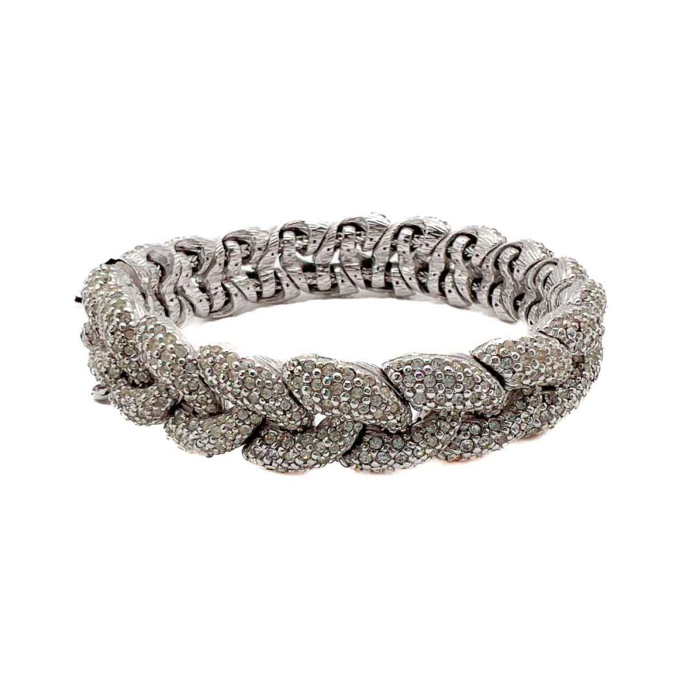 Vintage Ciner Paste Plait Bracelet
