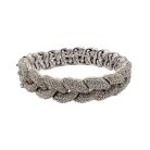 Jennifer Gibson Jewellery 1803 (1) Vintage Ciner Paste Plait Bracelet