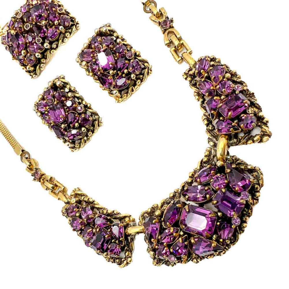 Vintage Barclay Amethyst Necklace