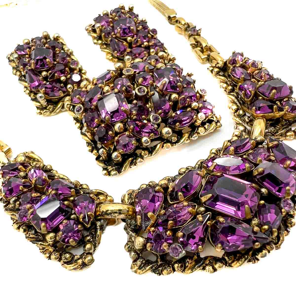 Jennifer Gibson Jewellery 1813 (4) Vintage Barclay Amethyst Necklace