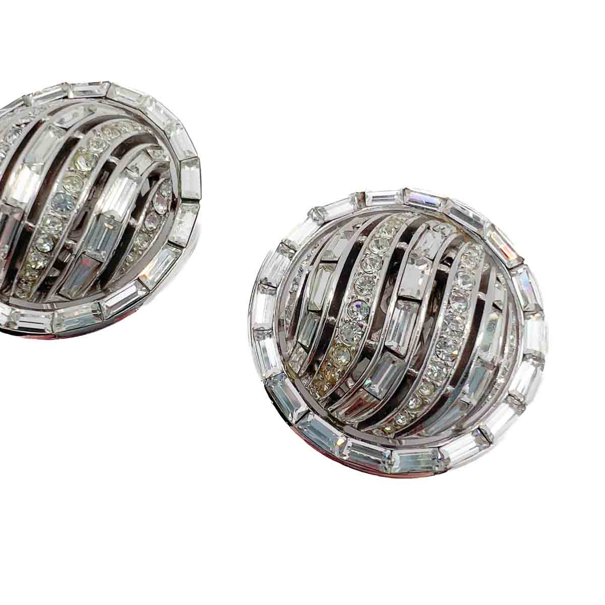 Jennifer Gibson Jewellery 1816 (5) Vintage Trifari Deco Baguette Earrings