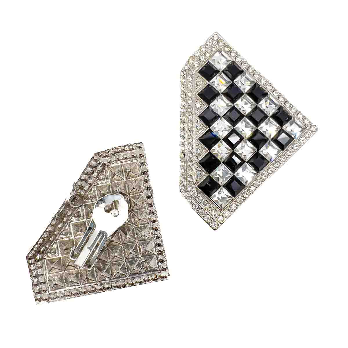 Jennifer Gibson Jewellery 1820 (5) Vintage Butler & Wilson Checkerboard Earrings