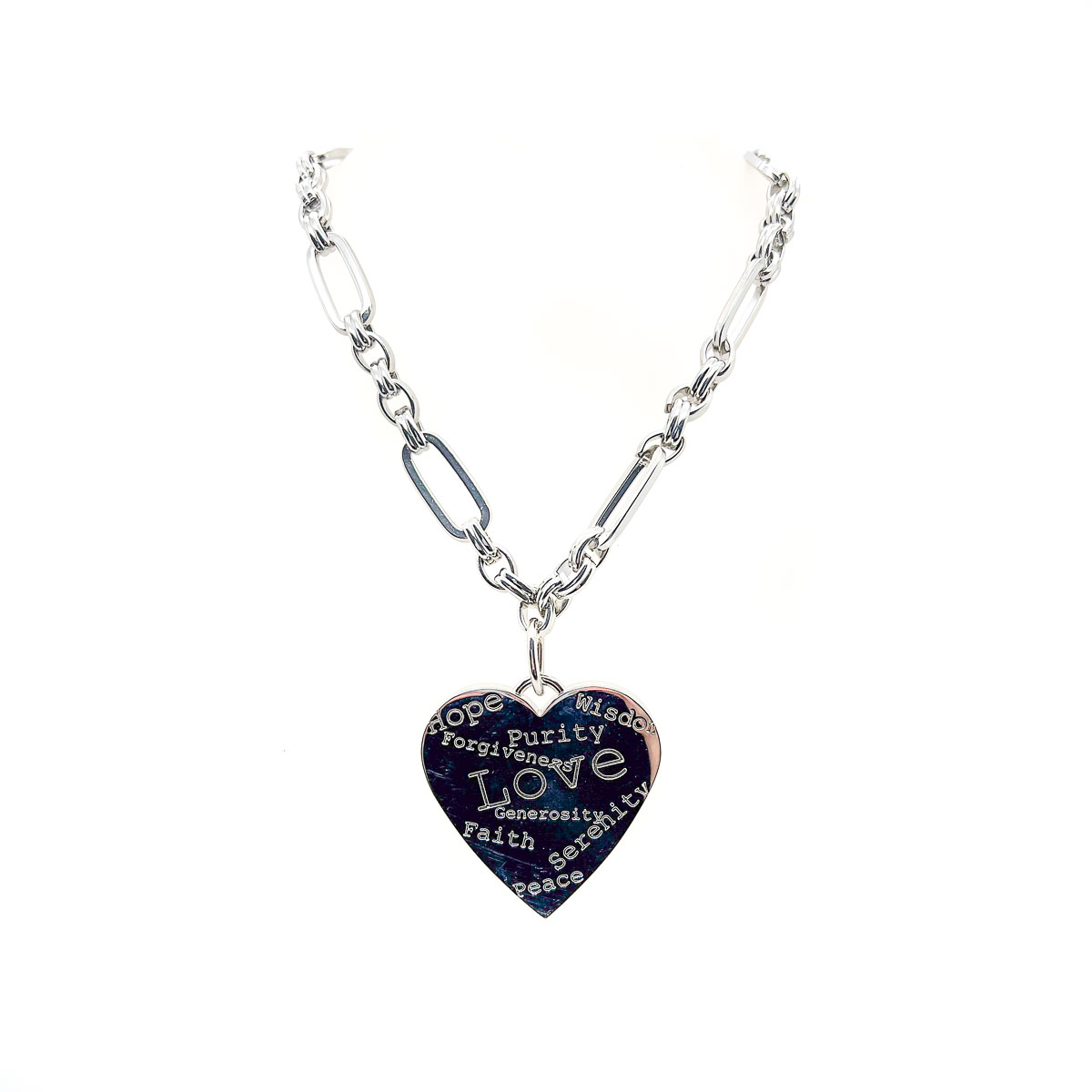 Jennifer Gibson Jewellery 1823 (2) Vintage Edouard Ramboud Heart Necklace