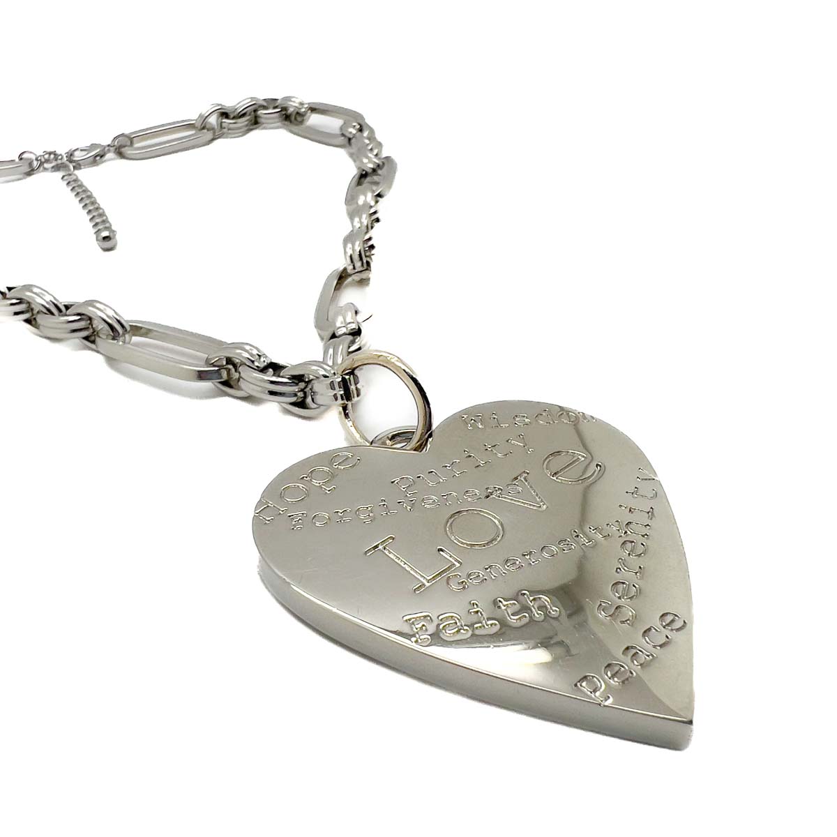 Jennifer Gibson Jewellery 1823 (5) Vintage Edouard Ramboud Heart Necklace