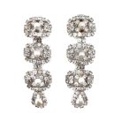 Jennifer Gibson Jewellery 1826 (2) Vintage Crystal & Pearl Drop Earrings