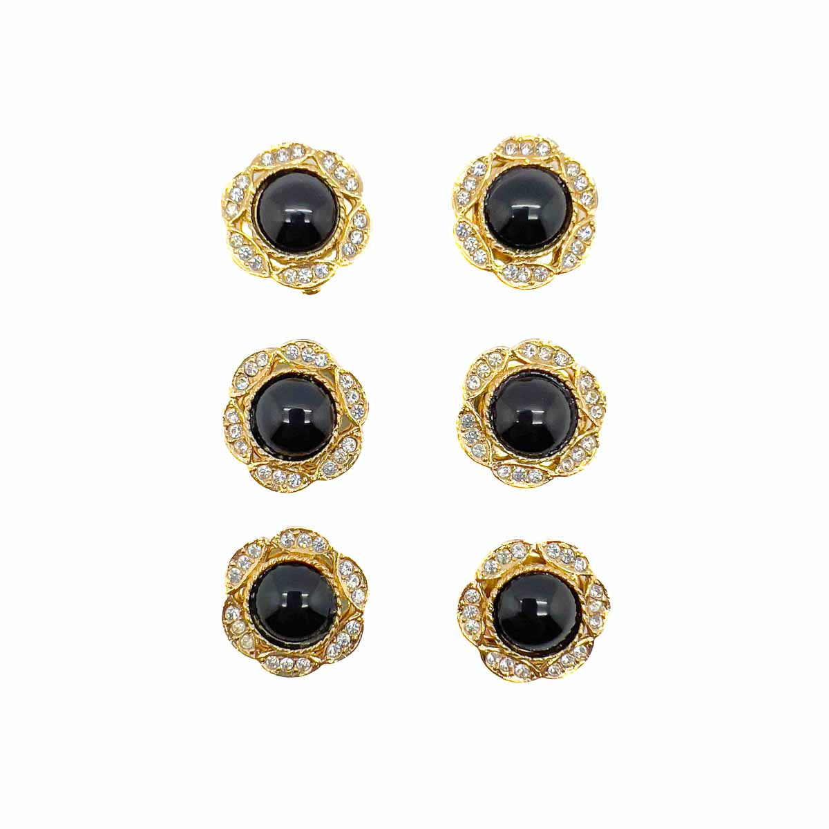 Jennifer Gibson Jewellery 1831 (2) Vintage Cabochon Button Covers