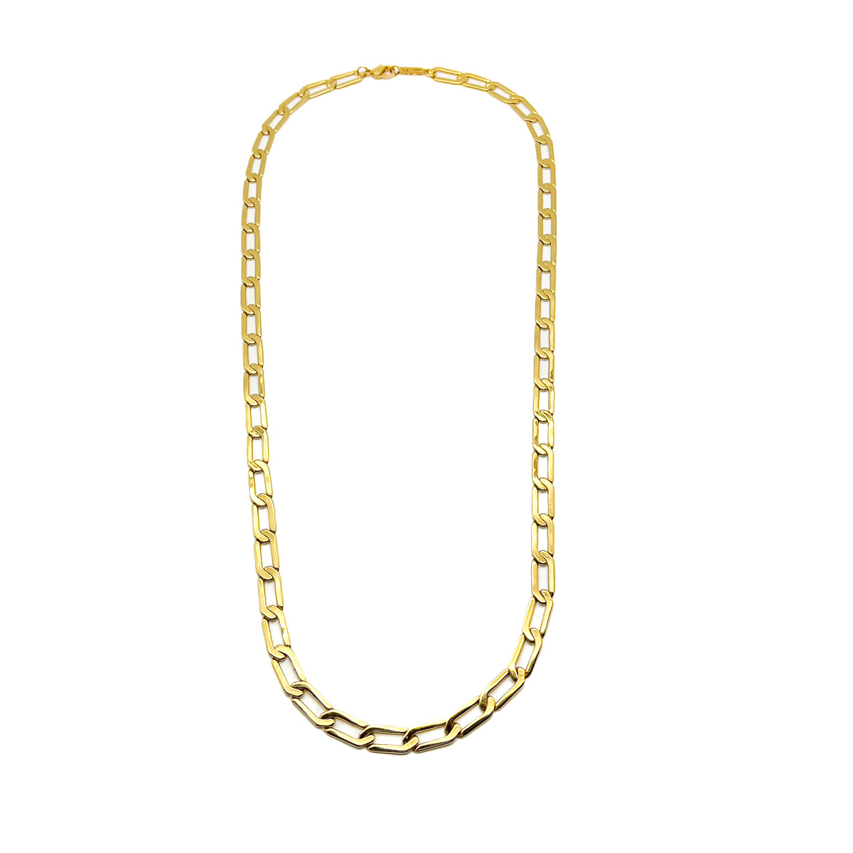 Jennifer Gibson Jewellery 1835 (2) Vintage Napier Elongated Link Necklace