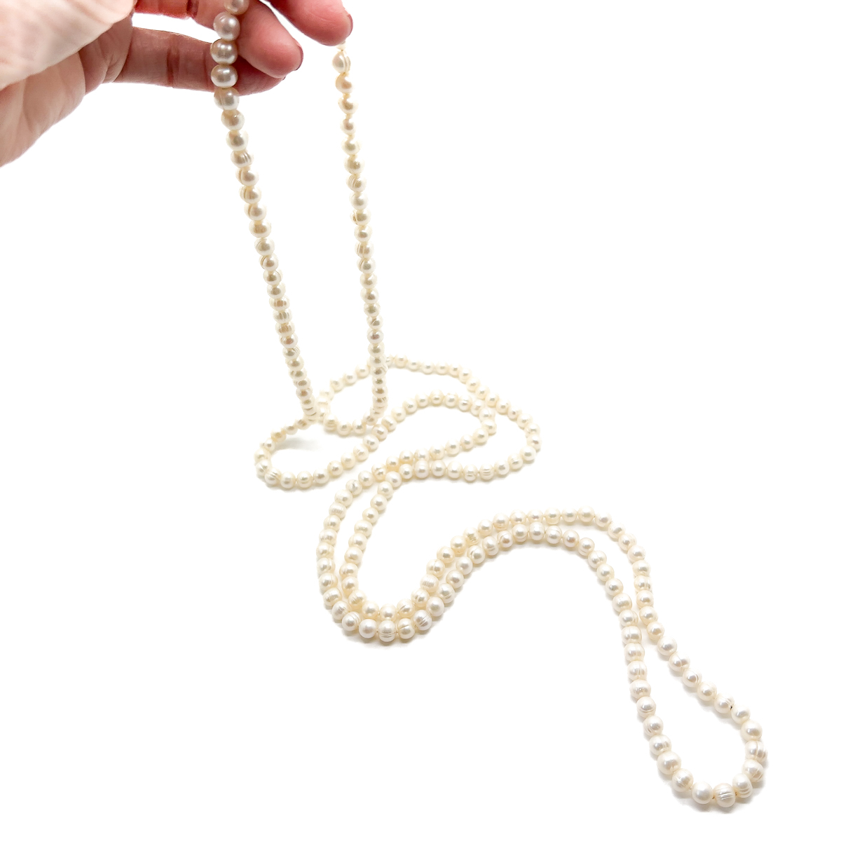 Jennifer Gibson Jewellery 1849 (1) Vintage Freshwater Pearl Necklace