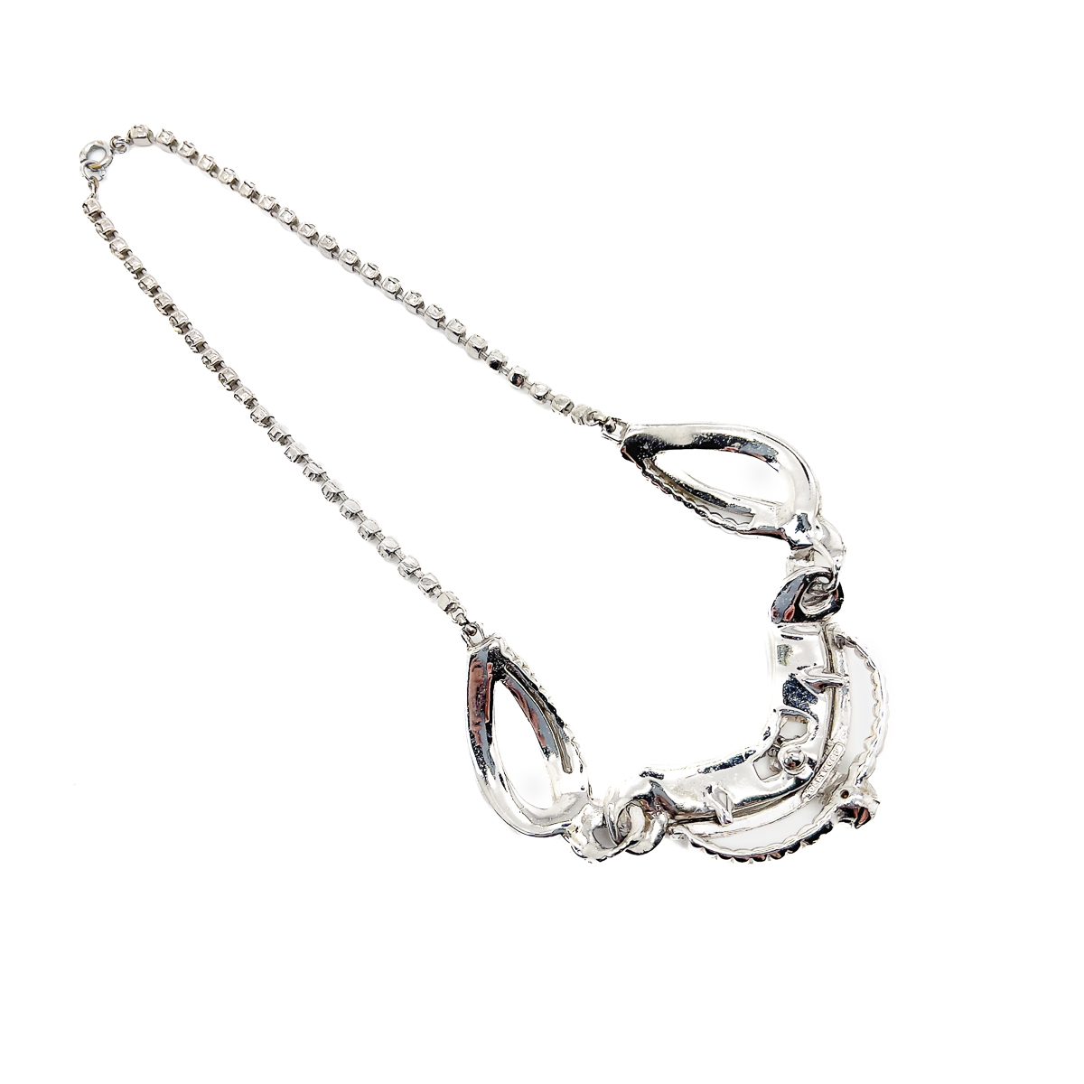 Jennifer Gibson Jewellery 1851 (1) Vintage Hollywood Deco Paste Necklace