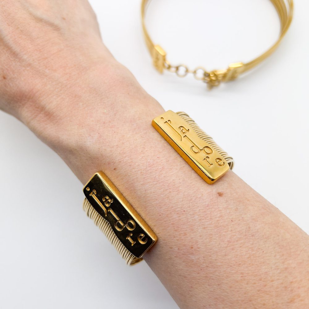 Vintage Dior J'adore Tribale Collar and Cuff