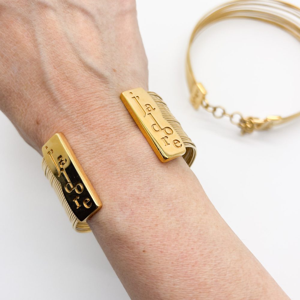 Vintage Dior J'adore Tribale Collar and Cuff