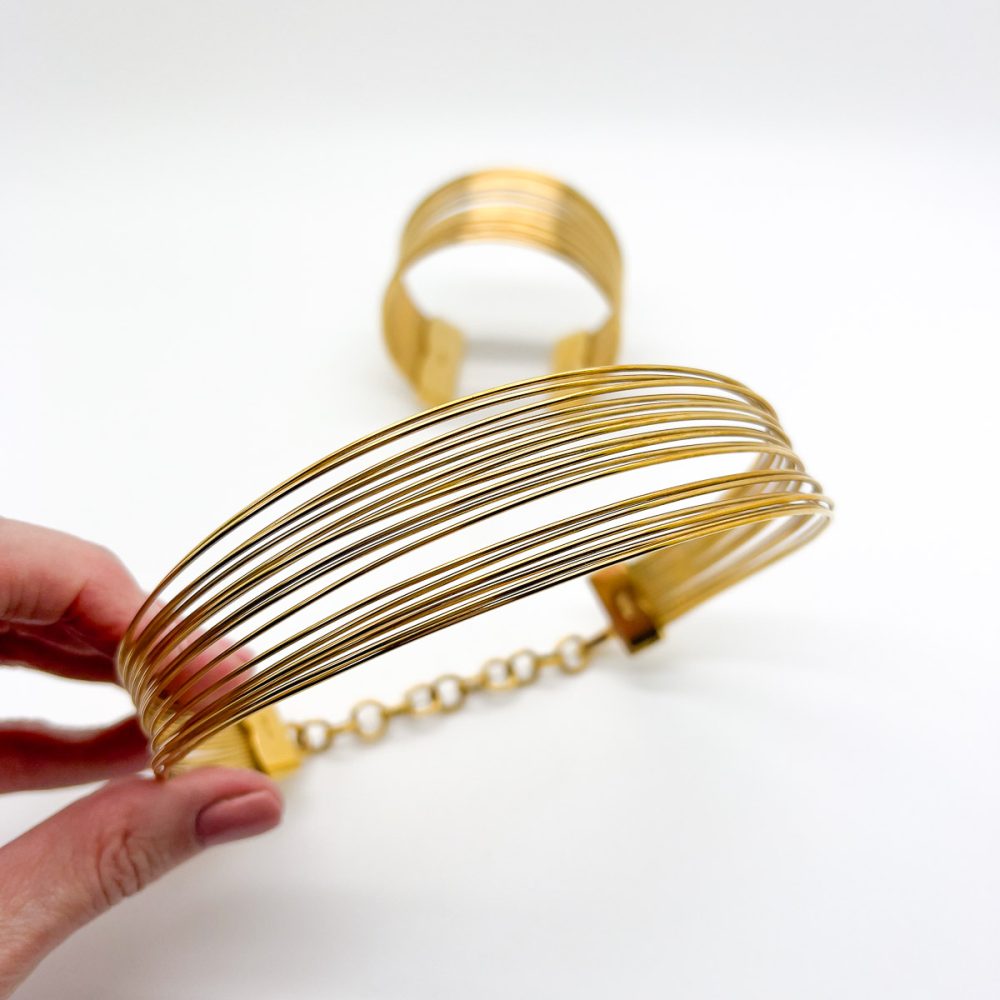 Vintage Dior J'adore Tribale Collar and Cuff