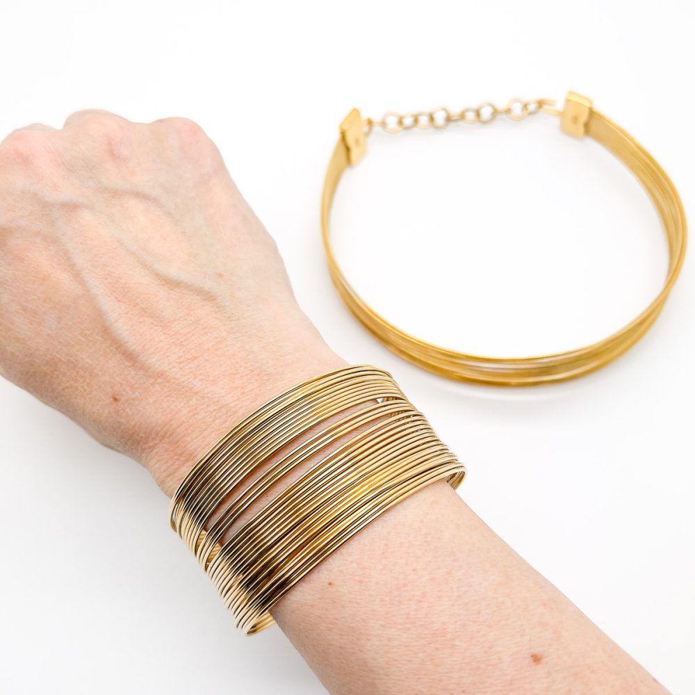 Vintage Dior J'adore Tribale Collar and Cuff