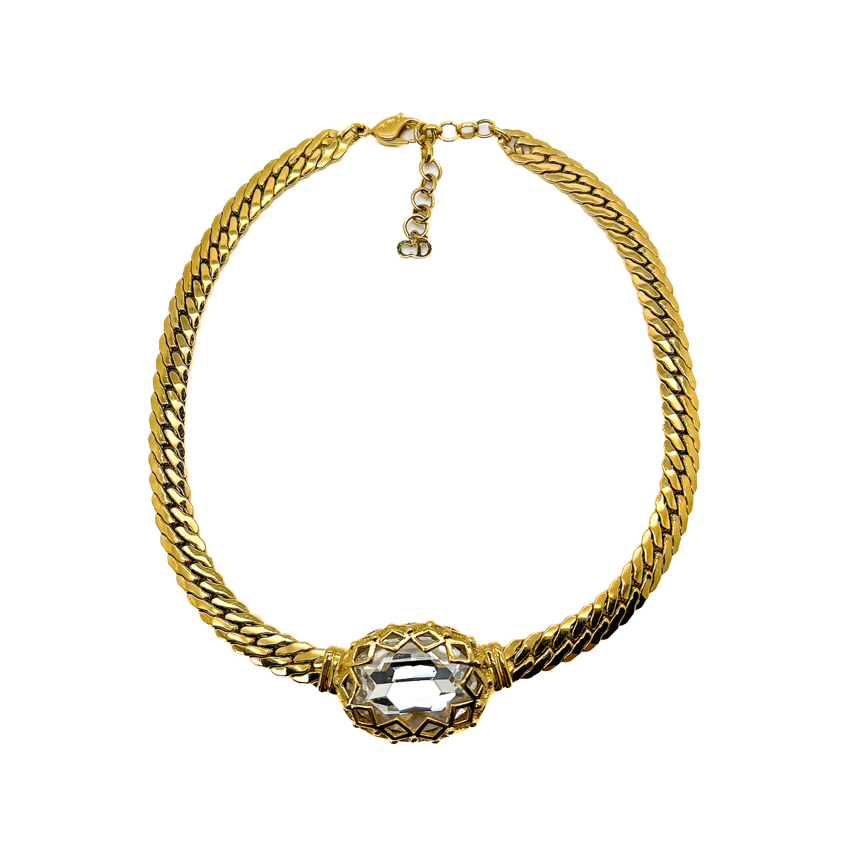 Jennifer Gibson Jewellery 1854 (2) Vintage Dior Crystal Collar