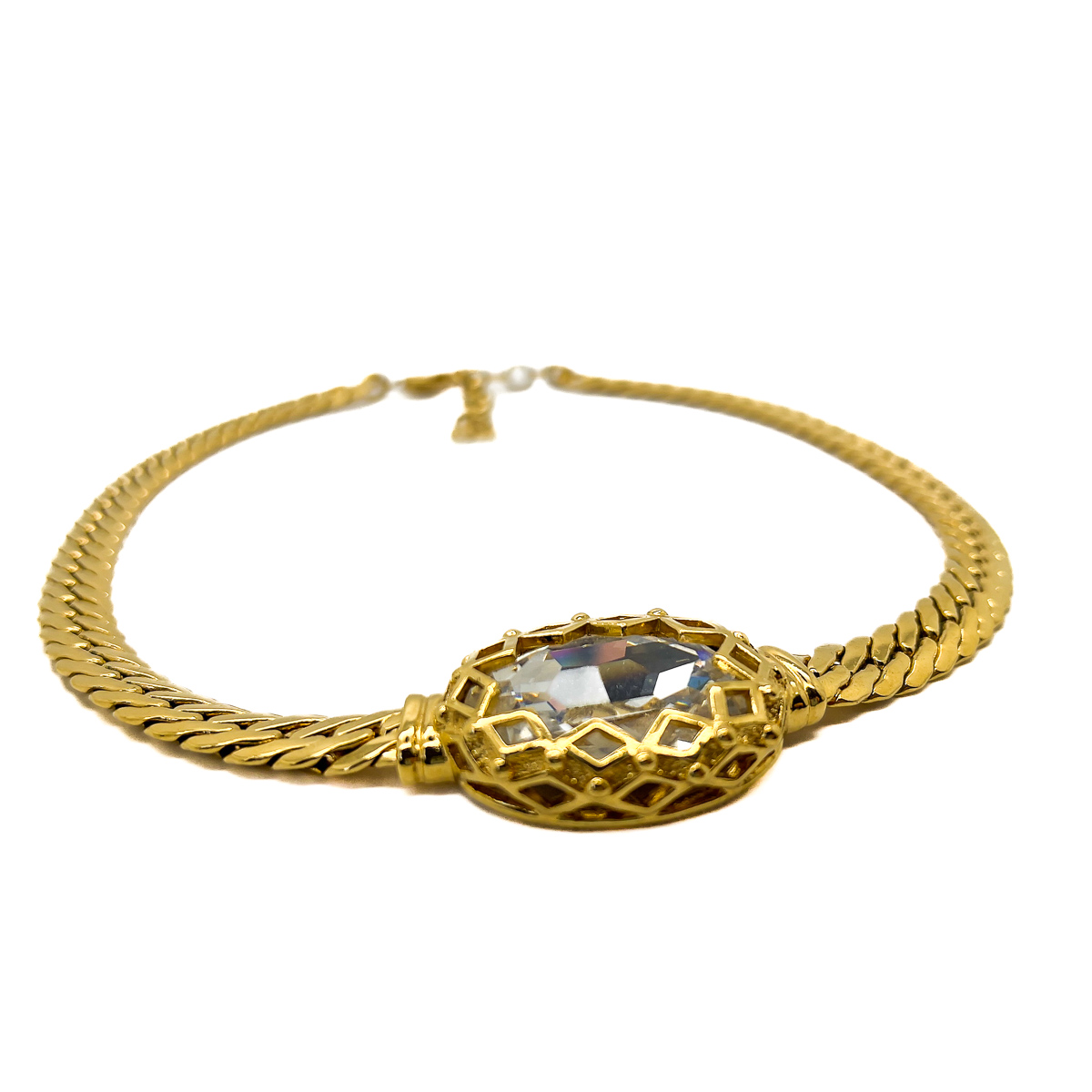 Jennifer Gibson Jewellery 1854 (6) Vintage Dior Crystal Collar
