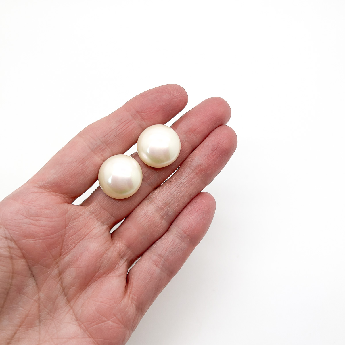 Jennifer Gibson Jewellery 1855 (1) Vintage Dior Pearl Stud Earrings