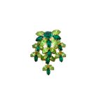 Jennifer Gibson Jewellery 1857 (2) Vintage Mitchel Maer Emerald Brooch