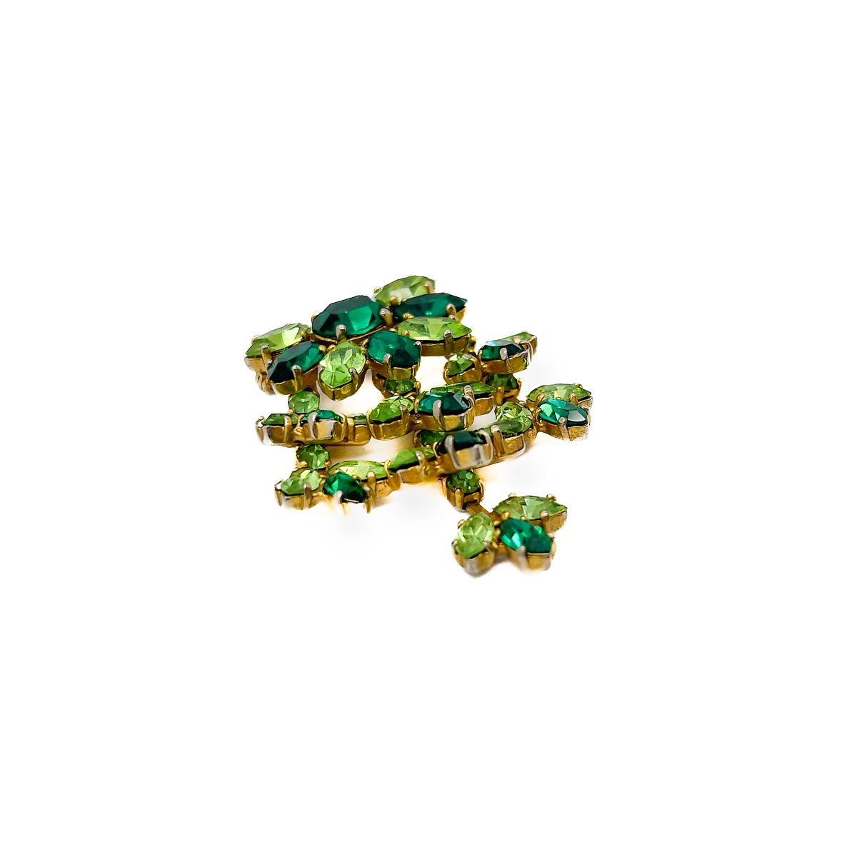 Jennifer Gibson Jewellery 1857 (3) Vintage Mitchel Maer Emerald Brooch
