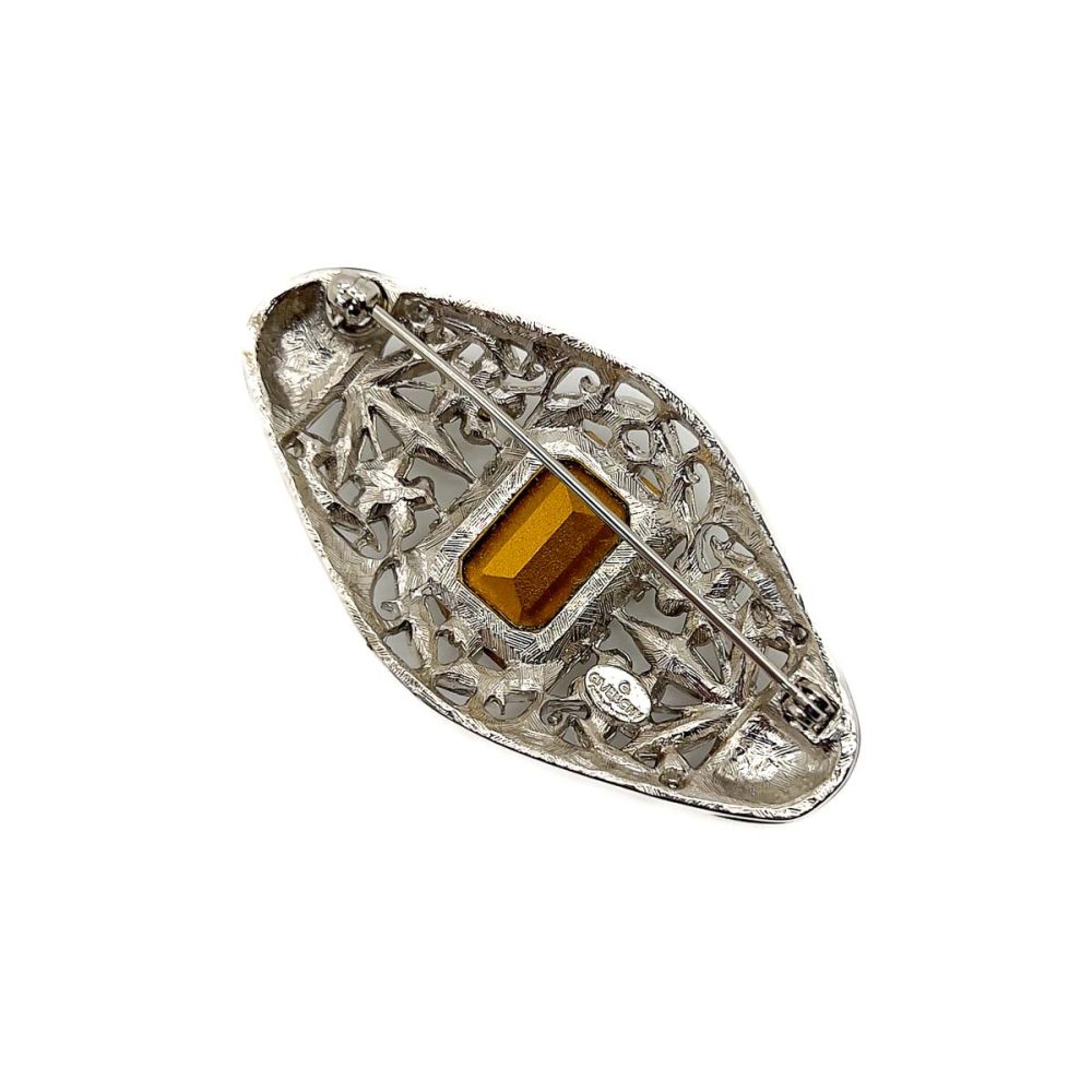 Vintage Givenchy Deco Inspired Brooch