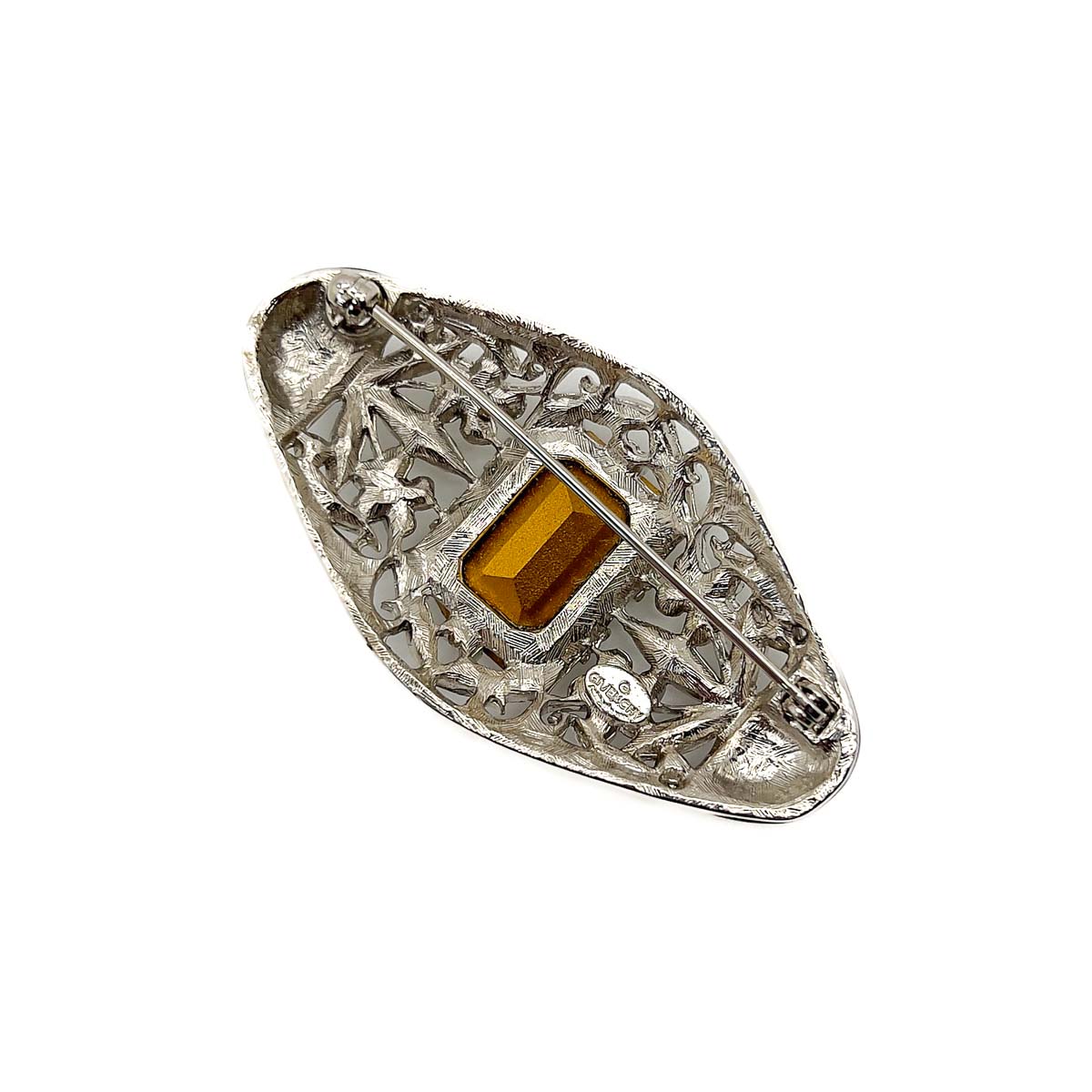Jennifer Gibson 1864 (1) Vintage Givenchy Deco Inspired Brooch