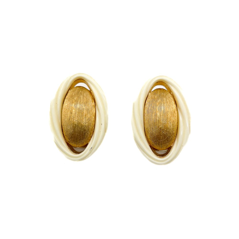 Vintage Dior Twist Earrings